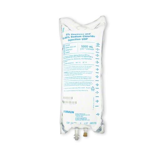 B BRAUN MEDICAL INC. Dextrose and Sodium Chloride Injections L6120 12 Each - MDL-BMGL6120