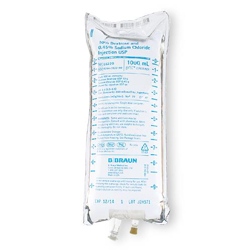 B BRAUN MEDICAL INC. Dextrose and Sodium Chloride Injections L6220 12 Each - MDL-BMGL6220