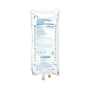 B Braun Medical Inc. 5% Dextrose in Lactated Ringer's Injection L7510 - 1.0 Each