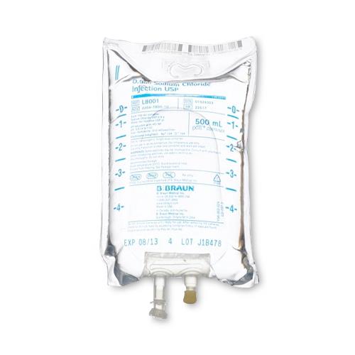 B Braun Medical Inc. Sodium Chloride Injection Solutions USP L8001 - 24.0 Each - MDL-BMGL8001