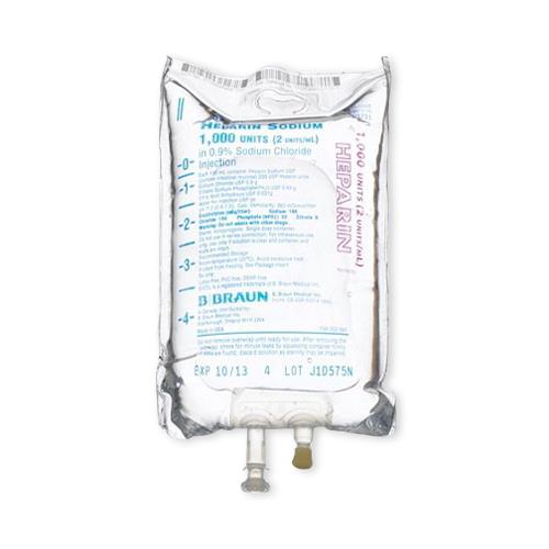 B BRAUN MEDICAL INC. Heparin Sodium Injections by B Braun Medical P8721 1 Each - MDL-BMGP8721H