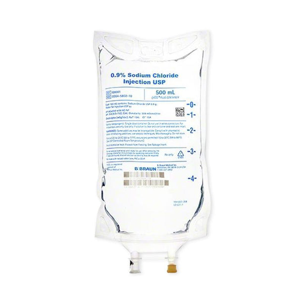 B Braun Medical Inc. Sodium Chloride Injection Solutions USP Q8001 - 1.0 Each - MDL-BMGQ8001H