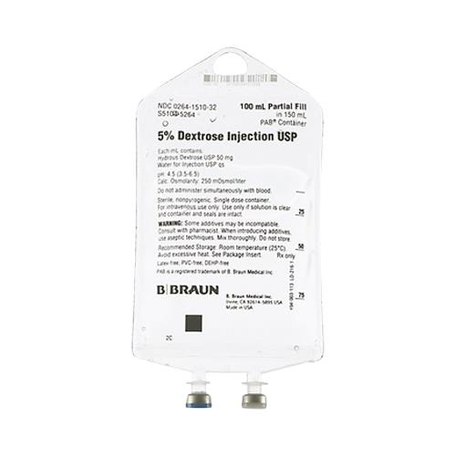 B BRAUN MEDICAL INC. B. Braun Dextrose Solutions S5104-5264 1 Each - MDL-BMGS51045264H