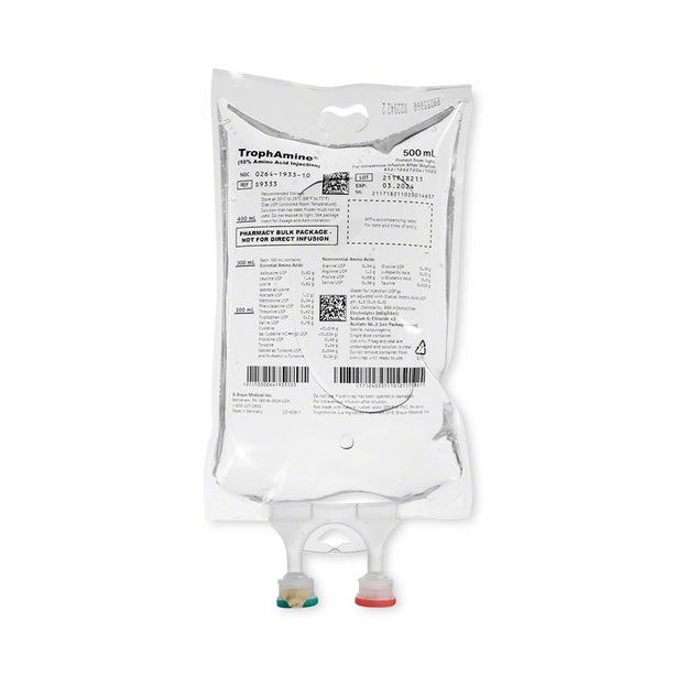 B BRAUN MEDICAL INC. TrophAmine 10% Amino Acid Injection S9333 12 Each - MDL-BMGS9333