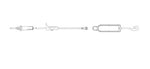 B Braun Medical Inc. Secondary IV Set with Plastic Bag Hanger TM-V1921 50.0 Each-MDL-BMGTMV1921