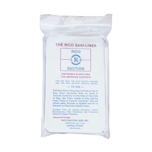 Rico Suction Labs Inc Sani-Liner Suction Bag 320034 - 24.0 Each
