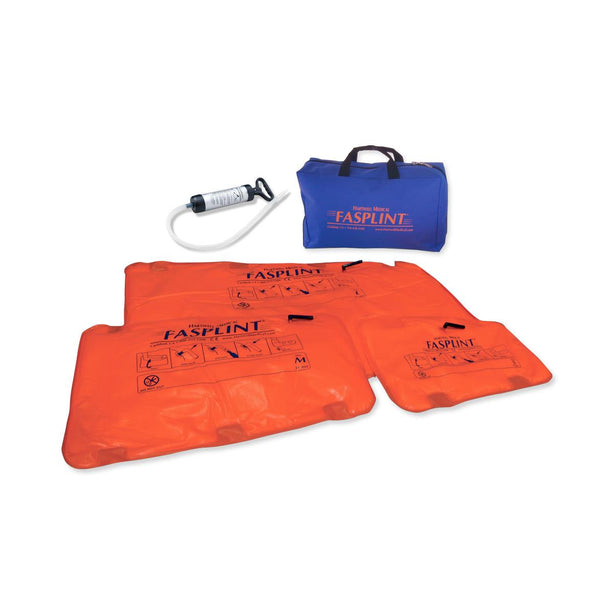 Hartwell Medical Fasplint Vacuum Splint, 3 Splint Kit, Compact Aluminum Pump, Carry Case - FS9000RC - 1 Each