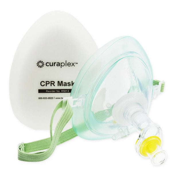 Sarnova O2 Pocket R5014 Curaplex CPR Medical Mask, 02 Inlet - MDL-BNDR5014EA - 1 Each