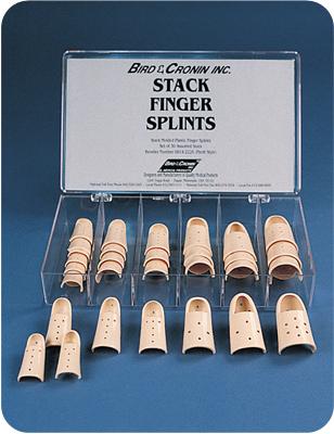 Bird Cronin and 0814 Stax Finger Splint, Clear, Size 5.5 - 2155 - 3 Each