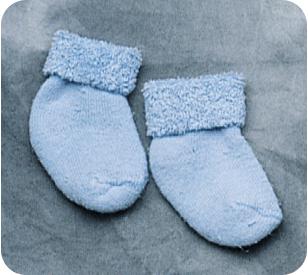 Bird & Cronin Inc Comfor Tot Newborn Booties 08149508 - 48.0 Pair - MDL-BNN08149508