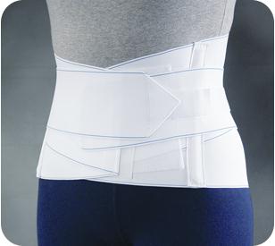 Bird Cronin 0814 Revere White Lumbosacral Corset with Stays, 10", Size S - 2972 - 1 Each
