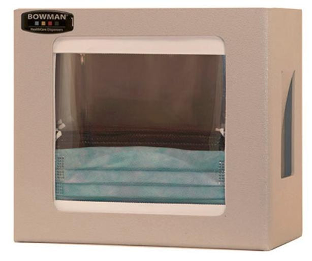 Bowman Manufacturing Company, Inc. Universal Shield-Style Face Mask Dispenser FM200-0212 1.0 Each-MDL-BOAFM2000212