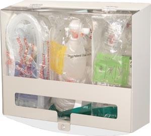 Bowman Adjustable Face Mask RC001-0111 Divided Dispenser for Ambu-Bag, Clear - MDL-BOARC0010111 - 1 Each