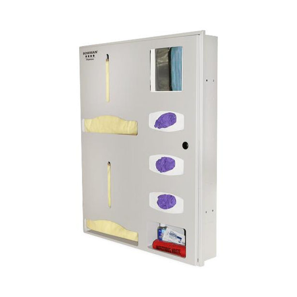 Bowman Manufacturing Company, Inc. Semirecessed PPE Dispensing Systems RE201-0012 1.0 Each-MDL-BOARE2010012