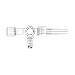 Icu Medical Connector and AC100 NanoClave Stopcock - MDL-BOPAC100 - 50 Each
