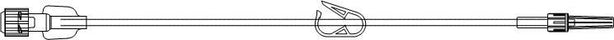 Small Bore IV Extension Set with Pinch Clamp, 12", Icu Medical Small-Bore - B1134 - 1 Each