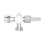 ICU MEDICAL Macrobore IV Set, 4-Way Stopcock, Large Bore - B4018 - 1 Each