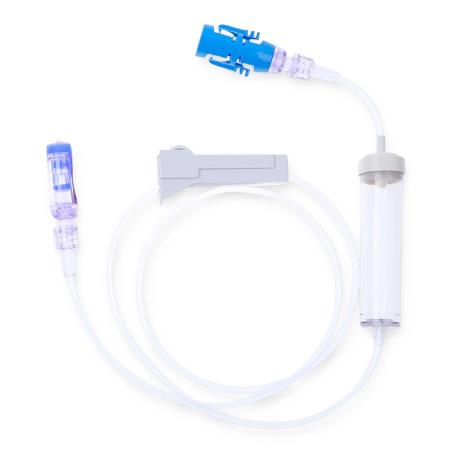 ICU MEDICAL Administration Set, with Chemlock, Sterile, 40", 20 Drop, 4.9 mL - CL-3020 - 50 Each