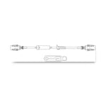 ICU MEDICAL Administration Set, Sterile, 40", 5.2 mL - CL3520 - 50 Each