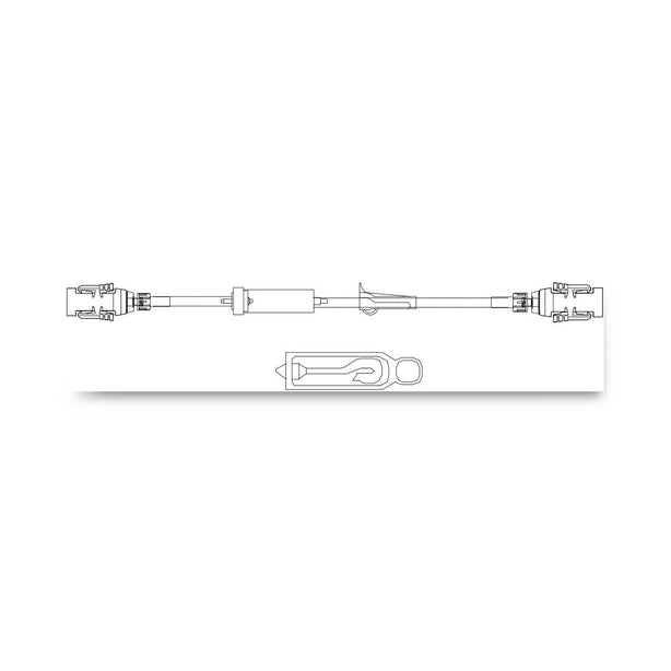 ICU MEDICAL Administration Set, Sterile, 40", 5.2 mL - CL3520 - 50 Each