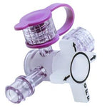 ICU MEDICAL Lopez Enteral Feeding Valve, 3-Way, with Enfit Connector and Tethered Cap, Nonsterile - M9000-EF - 50 Each