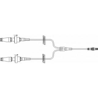 Small Bore IV Extension Set, Bifuse, 2 Clamp, Rotating Luer, 7", Icu Medical Small-Bore - MC33257 - 50 Each