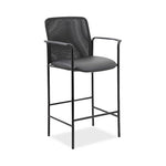 Norstar Office Products Inc Boss Counter Stools in Black Caressoft Vinyl B16909-CS - 1.0 Each