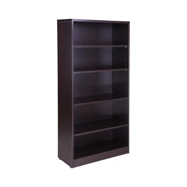 Norstar Office Products Inc Boss 5-Shelf Bookcase N158-MOC - 1.0 Each