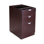 Norstar Office Products Inc Boss Deluxe Pedestal Filing Cabinet with Security Lock N166-MOC - 1.0 Each