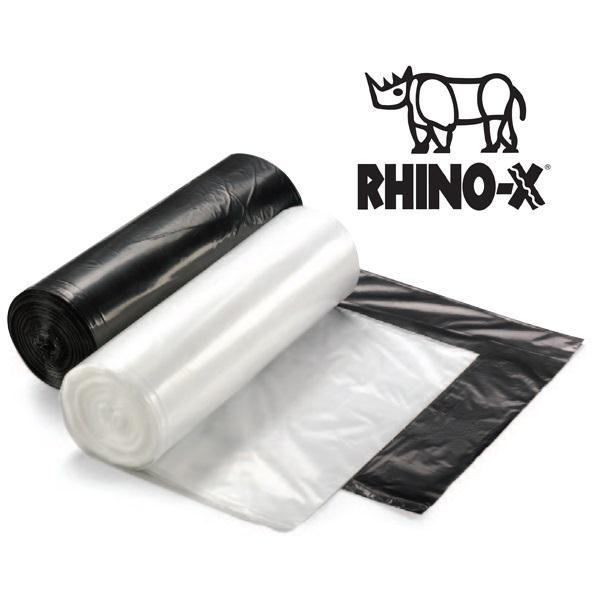 Berry Plastics Corpo Rhino-X Natural Coreless Can Liners Mbo-Liner, Clear Plas 10MIC 30X37 - HR303710N - 20 Each