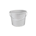 Berry Plastics Corpo Food Storage Round Container, White, 1.3 gal. - T811166 - 120 Each