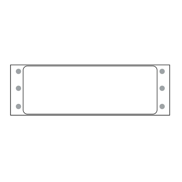 Centurion Labels: Pinfed Label, 4" x 1-7/16", 5000/Box, White BPF1586 5000.0 Each-MDL-BPF1586