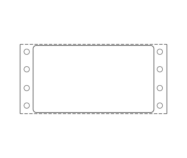 Centurion Blank Labels - BPF1595 - 5000 Each - MDL-BPF1595