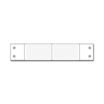 Centurion Yellow Pinfed Blank Labels - BPF643A - 5000 Each - MDL-BPF643A