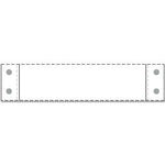 Centurion Labels: Blank Label, 3-1/2" x 1", Lineal Perforations, 5000/Box BPF660X 5000.0 Each-MDL-BPF660X