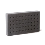 Bio Plas Foam Test Tube Racks For 10 x 75 mm, 12 x 75 mm & 13 x 100 mm Tubes, Charcoal - 0010 - 6 Each