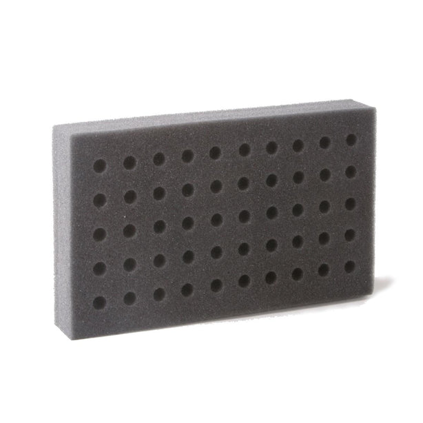 Bio Plas Foam Test Tube Racks For 10 x 75 mm, 12 x 75 mm & 13 x 100 mm Tubes, Charcoal - 0010 - 6 Each