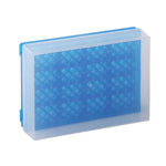 Bio Plas Test Tube 0030F 96-Well Preparation Rack with Cover, Fluorescent Blue - MDL-BPS0030F - 5 Each