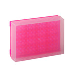 Bio Plas Test Tube 0033F 96-Well Preparation Rack with Cover, Fluorescent Pink - MDL-BPS0033F - 5 Each