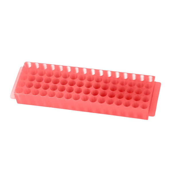 Bio Plas Test 0065 80-Well Microcentrifuge Tube Rack, Pink - MDL-BPS0065 - 5 Each