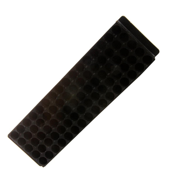 Bio Plas Test 0069 80-Well Microcentrifuge Tube Rack, Black - MDL-BPS0069 - 5 Each
