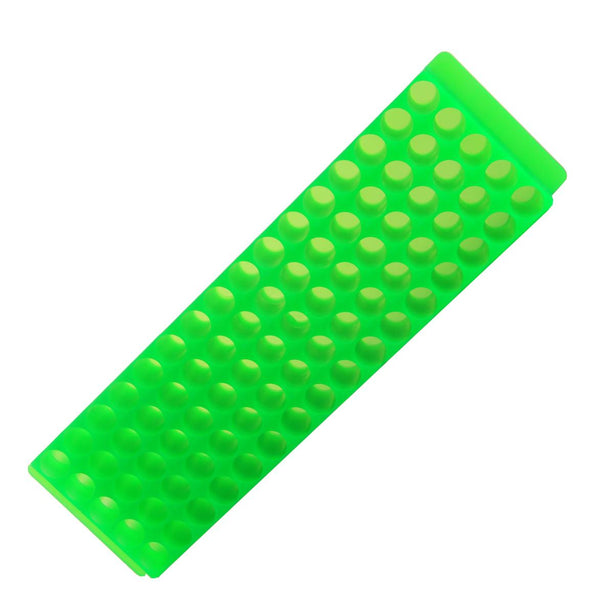 Bio Plas Test 0071 80-Well Microcentrifuge Tube Rack, Fluorescent Green - MDL-BPS0071 - 5 Each