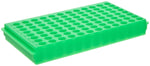 Bio Plas Test 0093F 96-Well Microcentrifuge Tube Rack, Fluorescent Green - MDL-BPS0093F - 5 Each