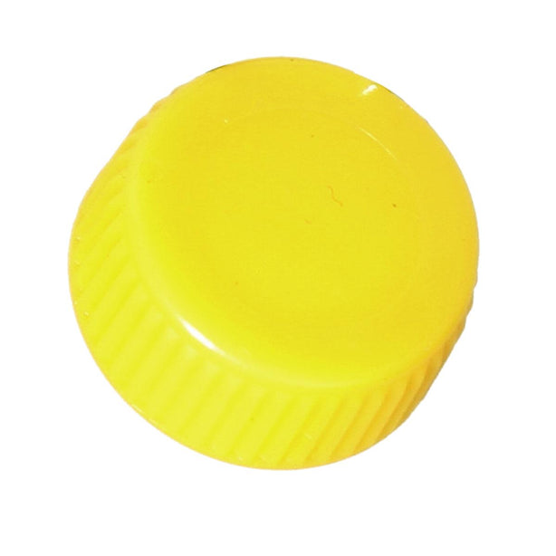Bio Plas Screw Cap with O-Ring, Yellow - 4217R - 1000 Each