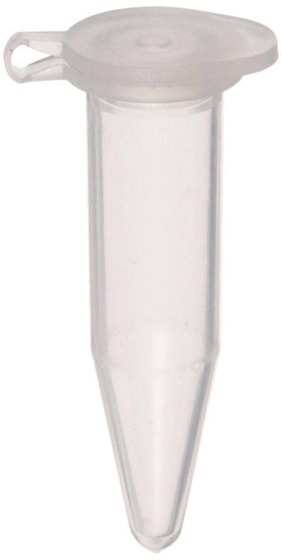 Bio Plas Tube, Silic, 1.5ML, Flat Top, Natural - 4332SL - 500 Each