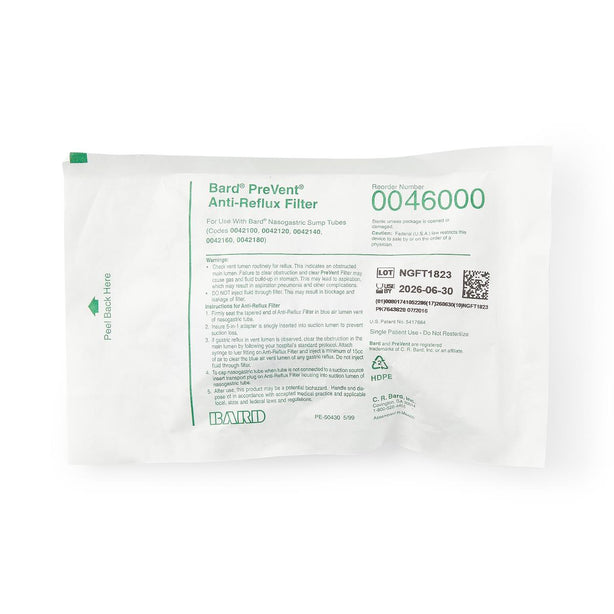 Cr Bard PreVent Anti-Reflux Filters 0046000 1.0 Each-MDL-BRD0046000H