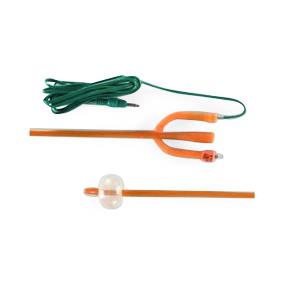 Standard 400 Series Temperature-Sensing Silicone Foley Catheter, 5 mL, 16 FR - 119116 - 12 Each