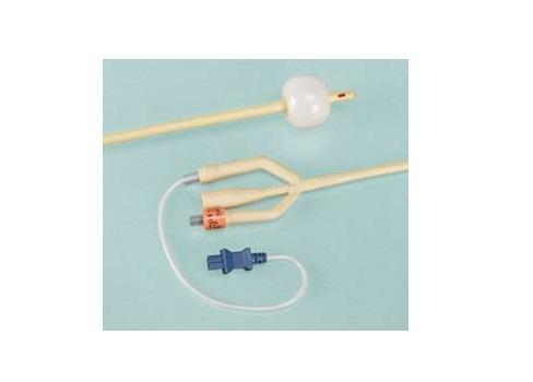 Lubri-Sil Standard 400 Series Temperature-Sensing Dual-Connector Silicone Foley Catheter, 10 mL, 18 Fr - 119418 - 12 Each