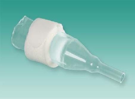 Cr Bard 1.5" Silicone Pop-On Male External Catheter, Forward Adhesive, 41 mm Diameter, Size XL - BRD32305