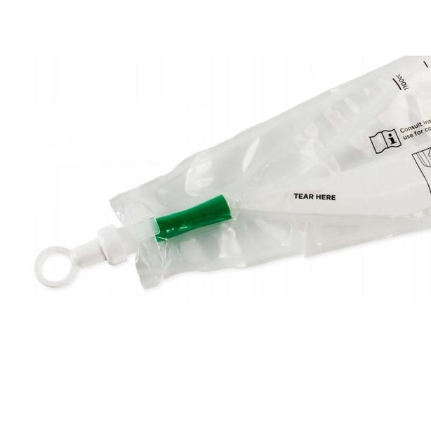 C.R. Bard Magic3 Touchless Hydrophilic Urinary Catheter in 1100 mL Collection Bag with Pre-Lubricated Tip (Closed System), 8 Fr x 16", Waterproof Underpad, Latex-Free Gloves, PVI Swabs - 58708 - 30 Each